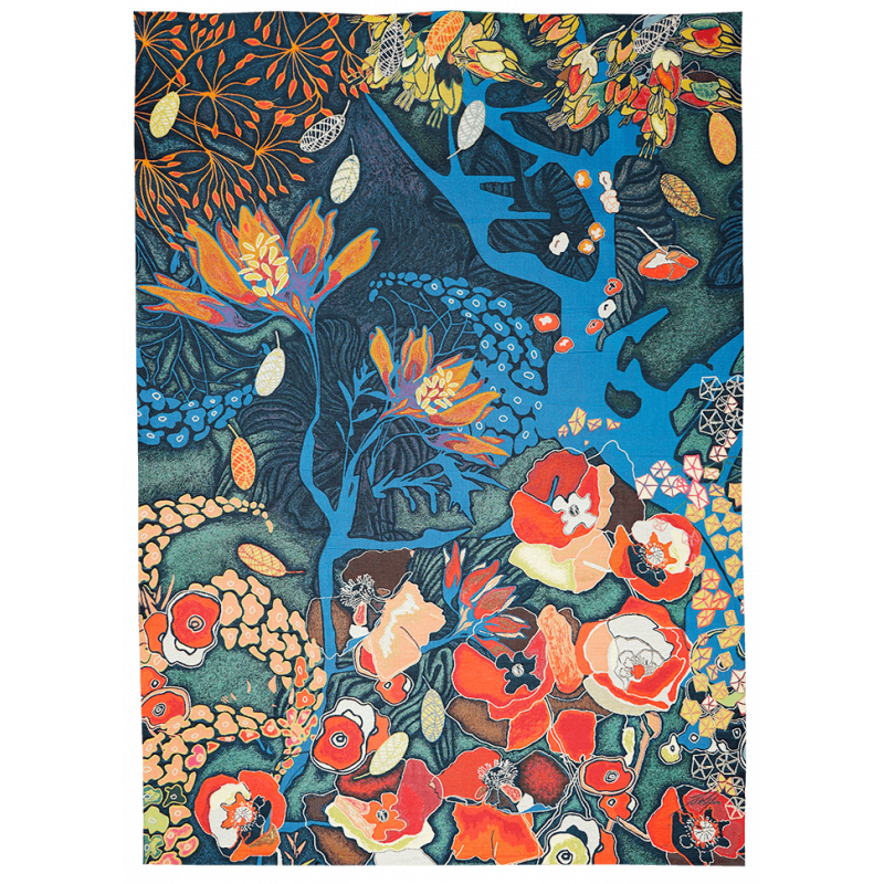 Tal's Garden tapestry - Jules Pansu