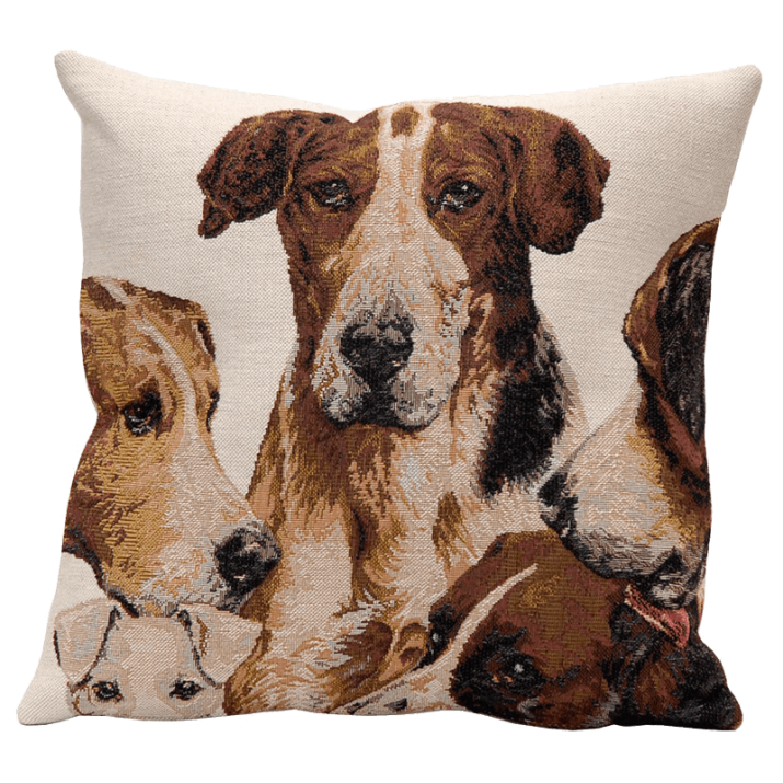 Coussin déco chien Chasse à Courre - Jules Pansu